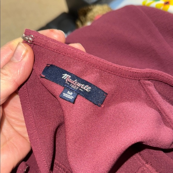 Madewell Red Short Sleeve T-Shirt - Picture 3 of 3